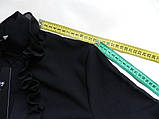 Блуза на резинці, колір чорний, р. 50, фото 10