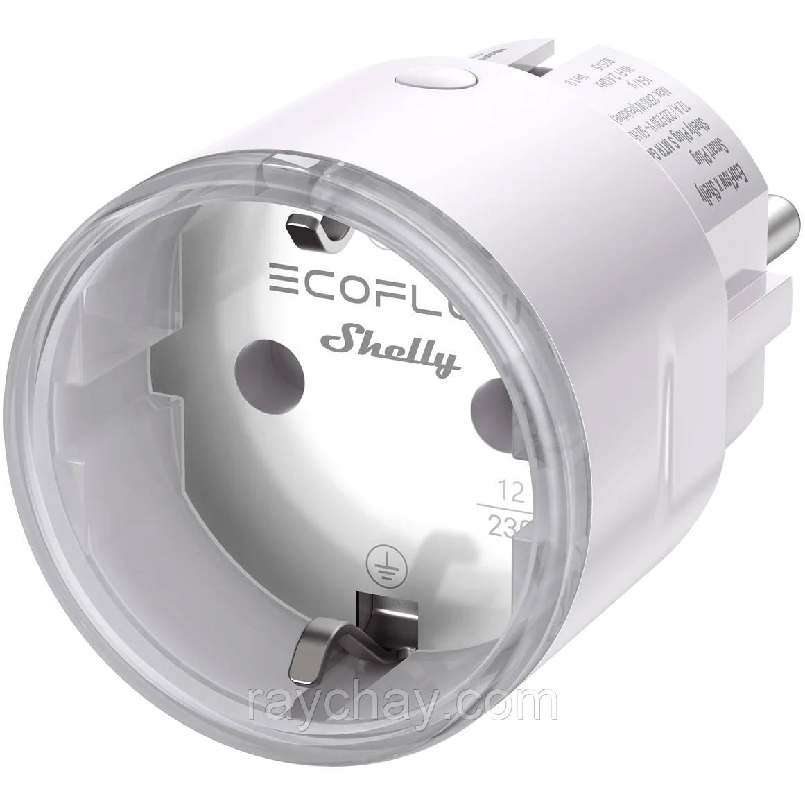 Розумна розетка EcoFlow × Shelly Smart Plug S MTR Gen3 — розумна розетка WiFi/Bluetooth/EcoFlow/Matter, фото 1