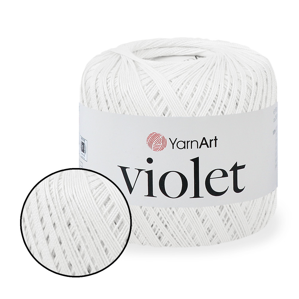 YarnArt Violet, №003 Білий, фото 1