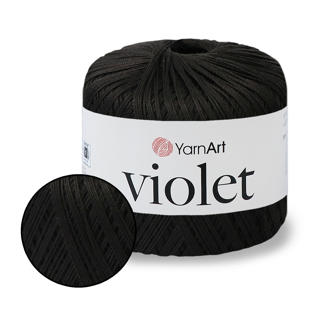 YarnArt Violet, Чорний №999, фото 1