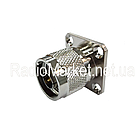 Роз'єм (штекер) N монтажний з фланцем