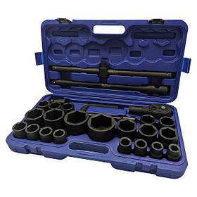 Набір головок ударних 6 гр і 12 гр  3/4-1" 17-65 мм AL-FA  ALSS26-612