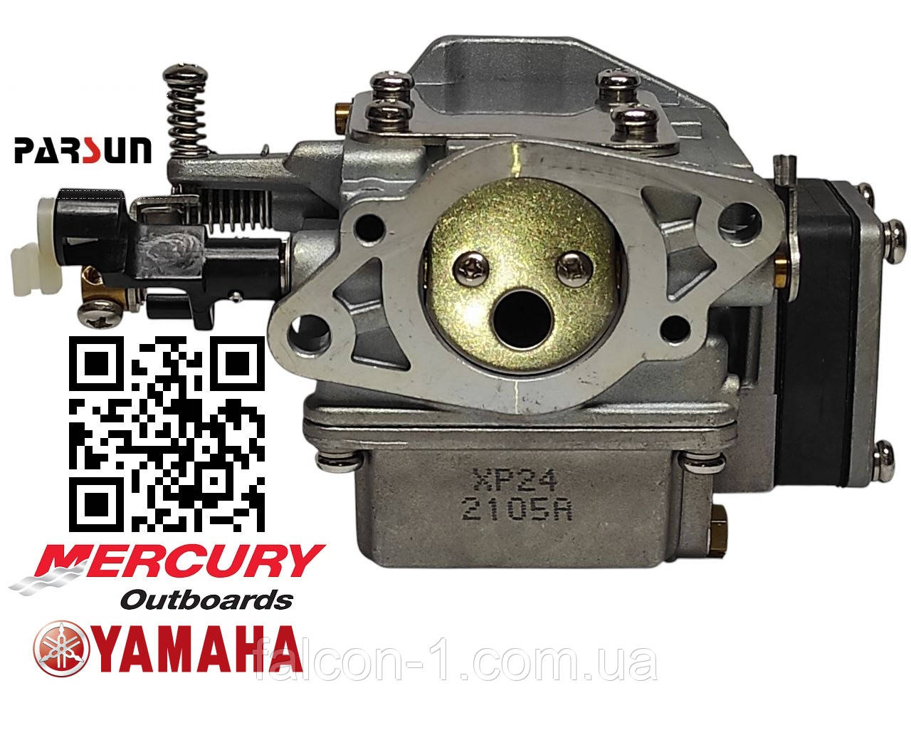 Карбюратор Parsun Hangkai Tohatsu Mercury  Yamaha карбюратор на човновий двигун Парсун 21005А 63V-14301-10