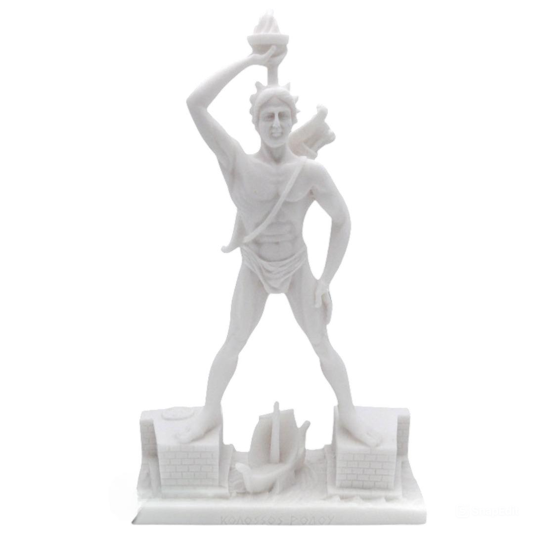 Фігурка з алебастру Maska Колос Родоський, h-28 см, фото 1