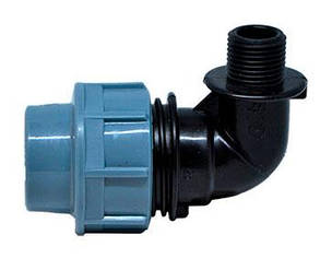 Коліно затискне із зовнішньою різзю 20х3/4" STR, фото 3