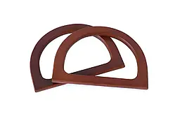 Ручки для сумки, 12*8,5 см, дерево, Браун, пара