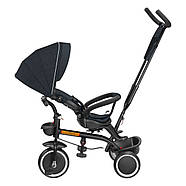 Велосипед триколісний з батьківською ручкою TILLY MAGNUM T-3814 BLACK Чорний, фото 2