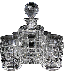 Набір кришталевий для віскі Bohemia Timesquare 650мл, 300мл (199-1045)