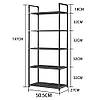 Підлогова полиця-стелаж для кухні на 5 ярусів 50,5х147х27см, фото 4