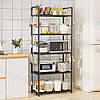 Підлогова полиця-стелаж для кухні на 5 ярусів 50,5х147х27см, фото 5