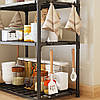 Підлогова полиця-стелаж для кухні на 5 ярусів 50,5х147х27см, фото 8