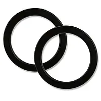 Ручки для сумки, круглі 13,5 см, дерево, темно-коричневі, пара