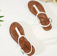 Сандалі жіночі літні 39 білий