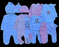 Красивый набор одежды для новорожденых девочек, качественая одежда для малышей, лето, рост 56 см, хлопок