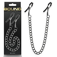 Затискачі для сосків Bound Nipple Clamps DC2 Gunmetal