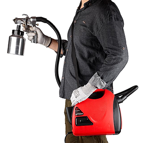 Краскопульт електричний HVLP INTERTOOL DT-5060 (600 Вт), фото 3