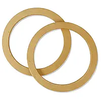 Ручки для сумки, круглі 19 см, дерево, натуральні, пара