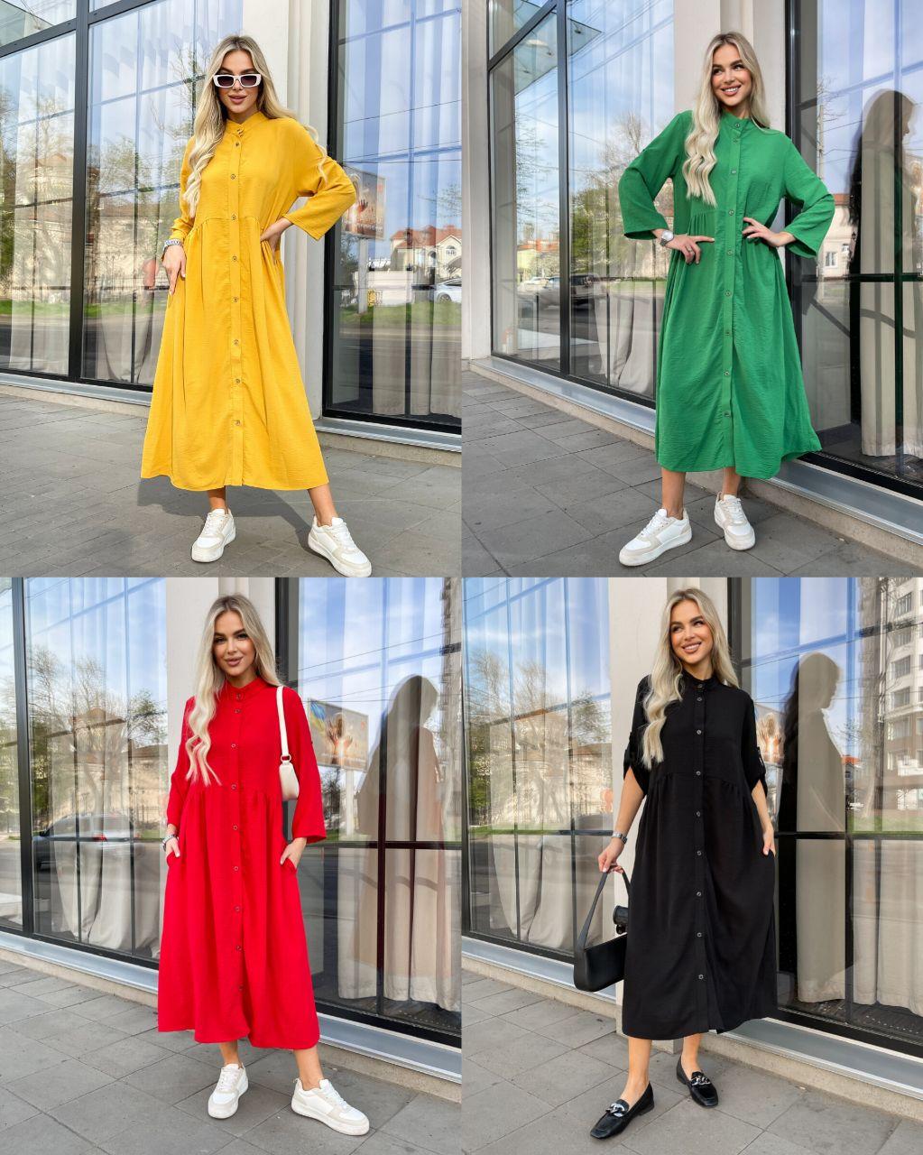 Сукня-сорочка ЖАТКА АЛІБІ до 62 розміру TEVI, фото 1