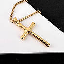 Хрестик з нержавіючої медичної сталі, фото 2