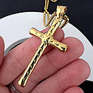 Хрестик з нержавіючої медичної сталі, фото 3