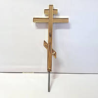Прямі малі хрести для храмів і каплиць з булату 40см