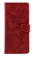 Чохол книжка Business Leather Claps для Samsung Galaxy A26 / A266 на магніті з підставкою червоний