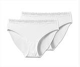 2 шт Зручні якісні жіночі безшовні трусики з мереживом від tcm tchibo (Чібо), Німеччина, L-XL, фото 2