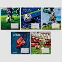 Зошит шкільний Yes 60 аркушів клітинка Hit the goal (10)