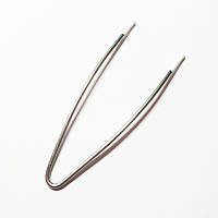 Роздільник для бюстгальтера 8,5 см. Виделка для декольте. Нікель (25 шт.)