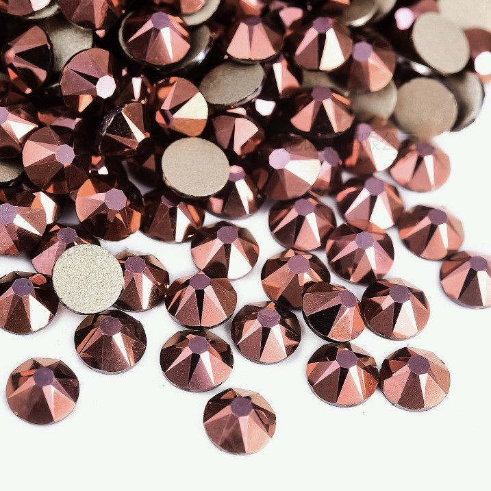 Стрази гарячої фіксації DMC SS8 (2,4-2,5mm) 1440 шт. Мідний, фото 1