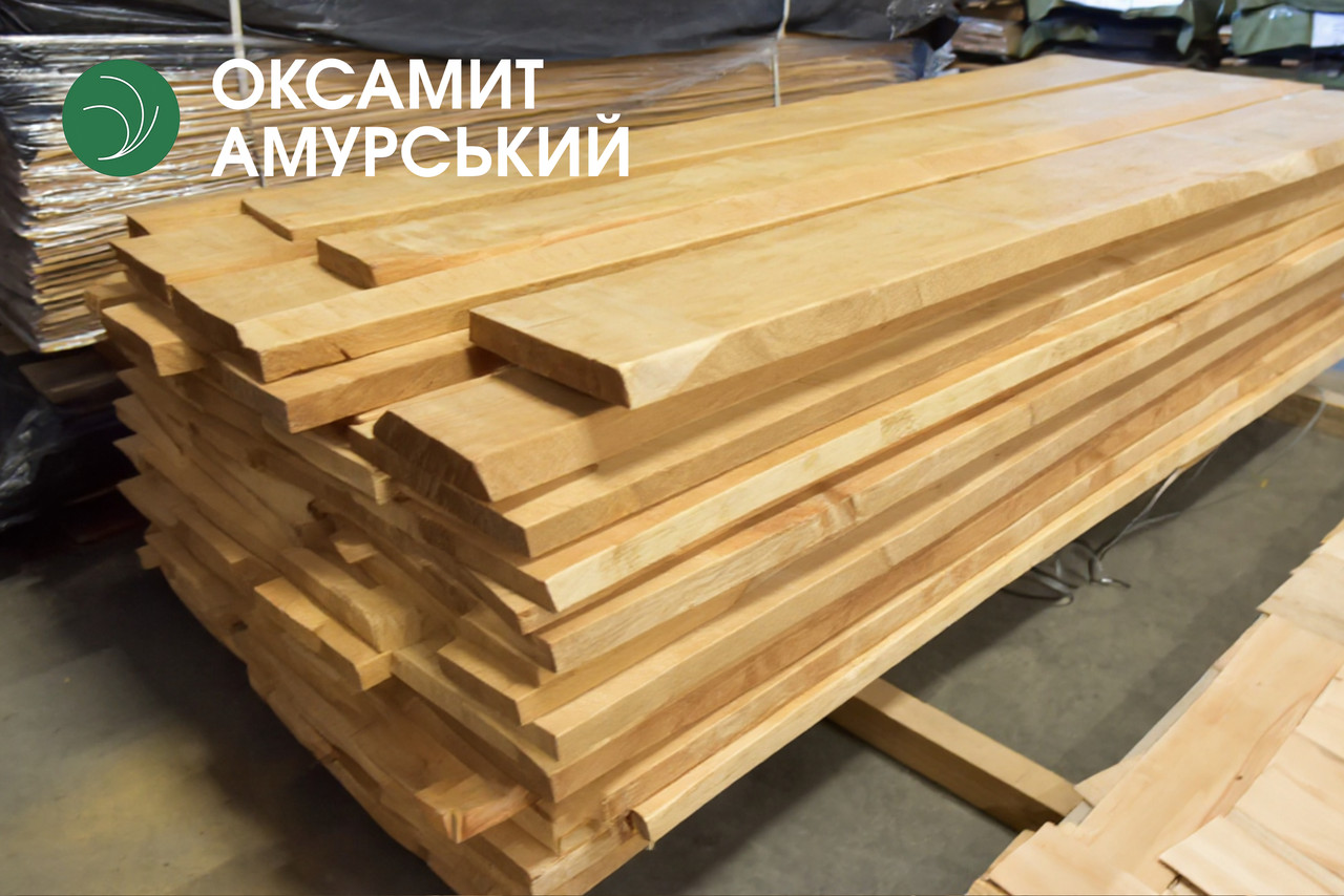 Дошка обрізна з оксамиту амурського 32 мм, 1 ґатунок