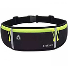 Спортивна сумка на пояс Earldom ET-S10 чорна з жовтим