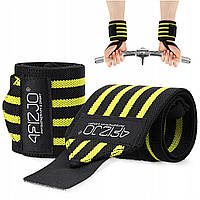 Бинти для зап'ясть (кистьові бинти) 4FIZJO Wrist Wraps Black/Yellow (P-5907739311061)