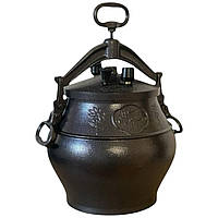 Афганський Казан скороварка 10 л алюмінієвий чорний Rashko Baba