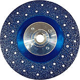 Алмазний Диск 125 мм для різання та шліфування керамічної плитки Silver S12130, фото 5