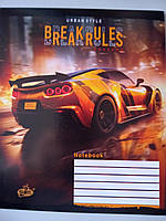 Зошит шкільний 24 листа клітинка ТМ Бріск ТВ-109* Бріск