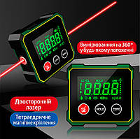 Цифровий кутомір Акумуляторний JC100 з лазерними вказівниками і магнітною основою