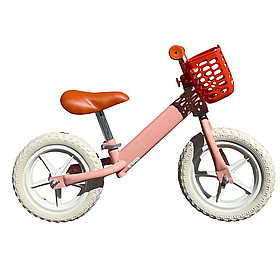 Біговел для дівчаток X-TREME XB-04, рожевий велобіг, к12, балансбайк зі сталевою рамою