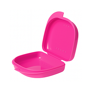 Ретейнер (бокс) для капп, розмір М (27*70*80мм) JD Рожевий