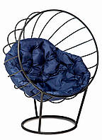 Крісло-шар на ніжці 150 кг Синє