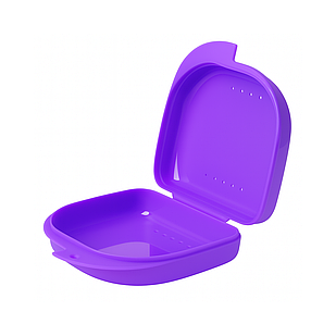 Ретейнер (бокс) для капп, розмір М (27*70*80мм) JD Фіолетовий