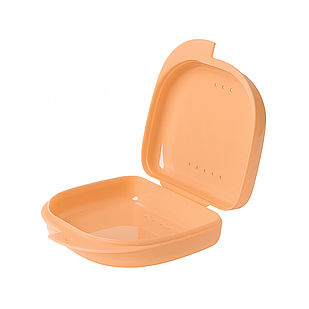 Ретейнер (бокс) для капп, розмір L (44*70*80мм) JD Персиковий