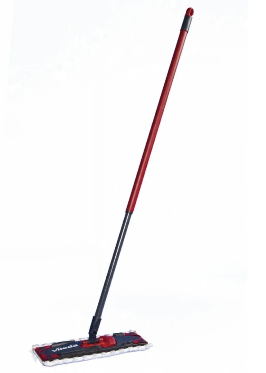 Швабра плоска з телескопічною ручкою Vileda Ultramax 35 см, фото 1