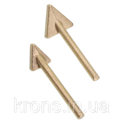 Насадки прасок на паяльник 2 шт. 16 і 20 мм для пластику бампера авто, фото 1