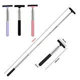 Склоочисник для дзеркал автомобіля 100см, телескопічний, гумовий скребок, фото 4