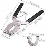 Кліщі для встановлення і зняття поршневих кілець 53-175мм, сталь, фото 4