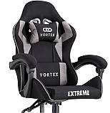 Комп'ютерне крісло із тканини Extreme VORTEX чорно-графітовий, фото 6