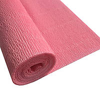 Гофрований креп папір 10/1 рожевий baby pink 0,5мх2м 34г/м2 Tymos Польща