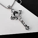 Хрестик з нержавіючої медичної сталі з розп'яттям, фото 2