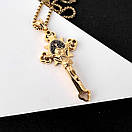 Хрестик з нержавіючої медичної сталі з розп'яттям, фото 2